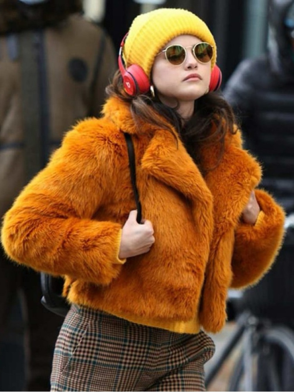 Selena Gomez Style Yellow Beanie